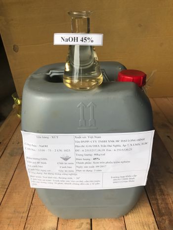 NAOH – Natri Hydroxide Liquid ( sút lỏng) 45% – Việt Nam