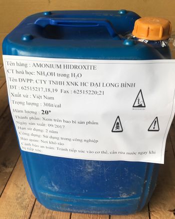 NH4OH – AMONIAC 20º – Việt Nam